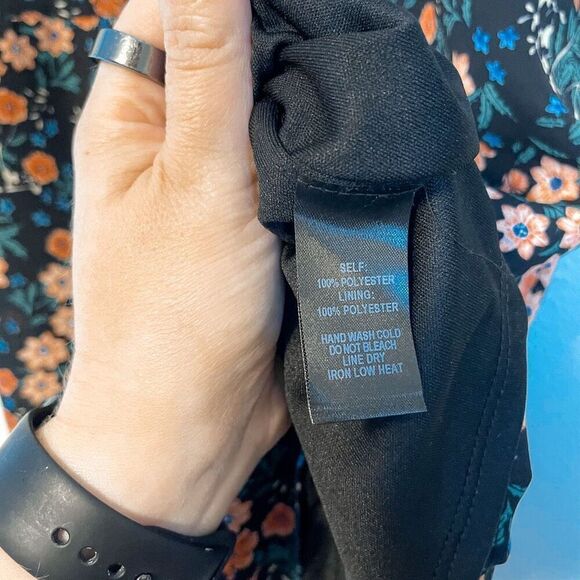 Lulus Floral Print Mini Dress M - Picture 5 of 7